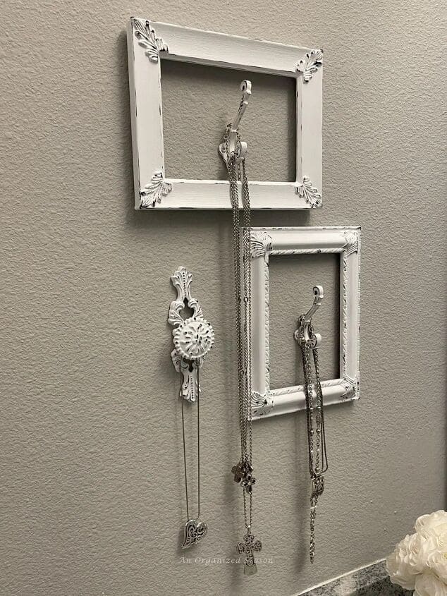 Elegant Necklace Frame Wall Organizer