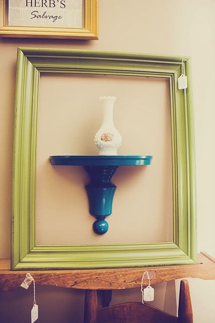 Graceful Vase Frame Wall Display