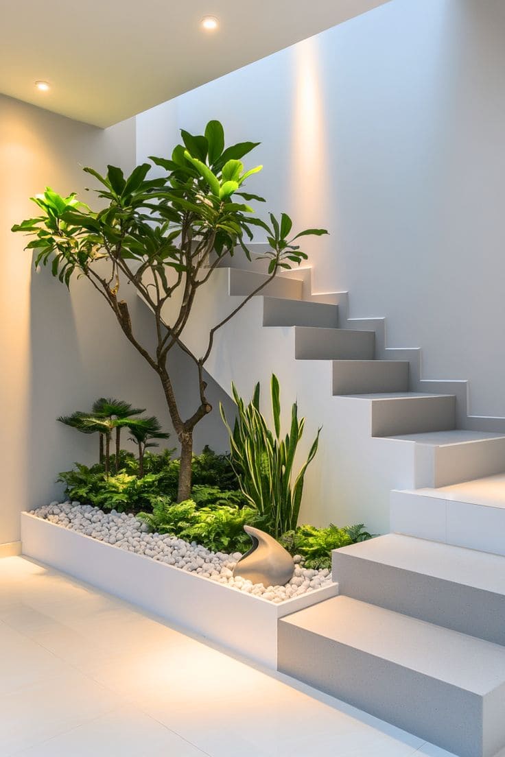 Tranquil Stairway Garden
