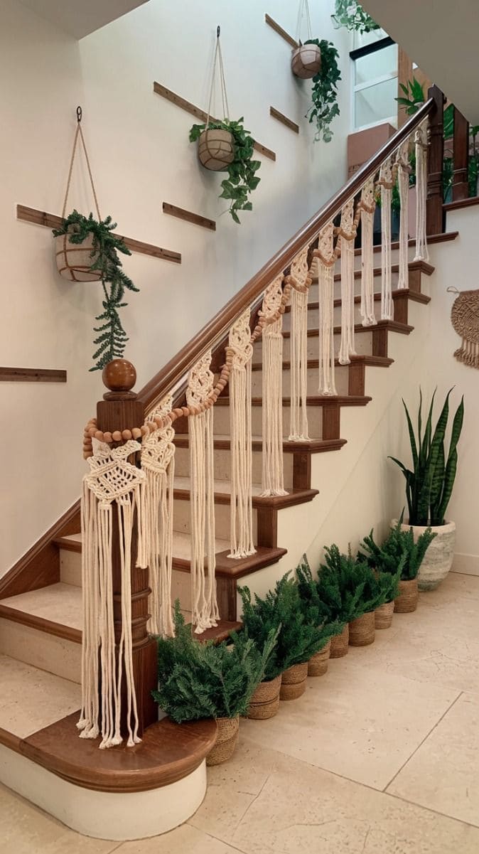 Bohemian Stairway Natural Charm