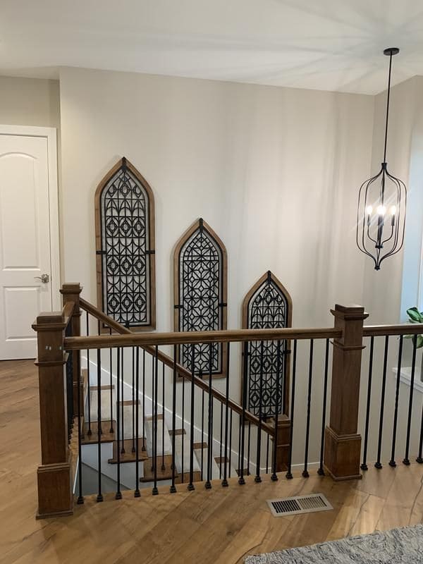 Artistic Stairway Elegance Defined