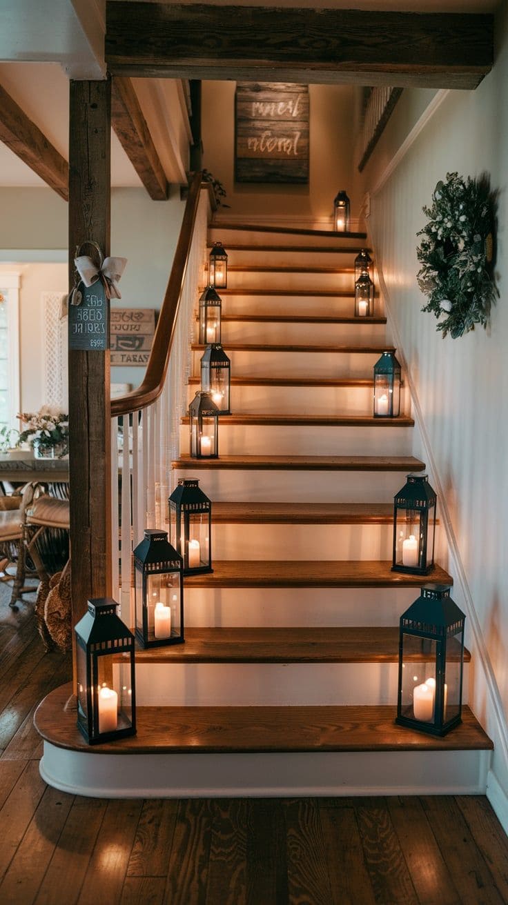 Enchanted Lantern Stairway