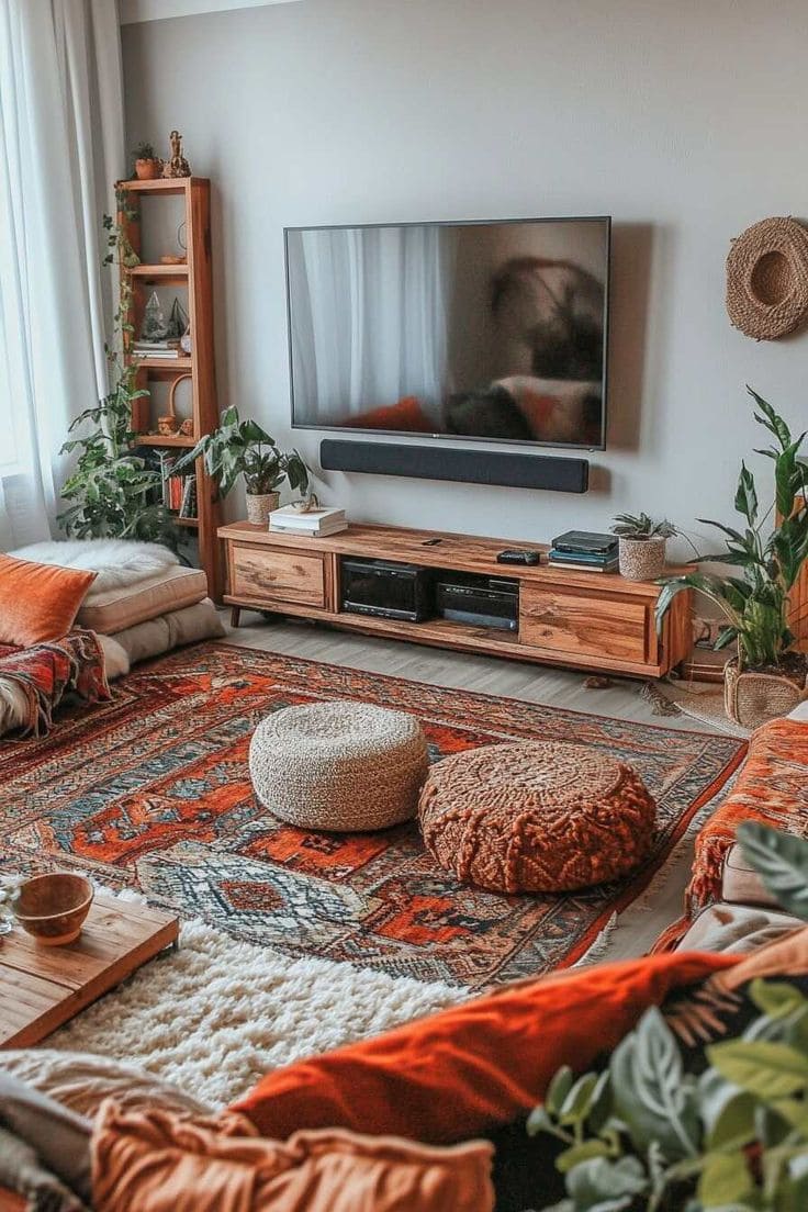 Bohemian Warmth with Earthy Elements