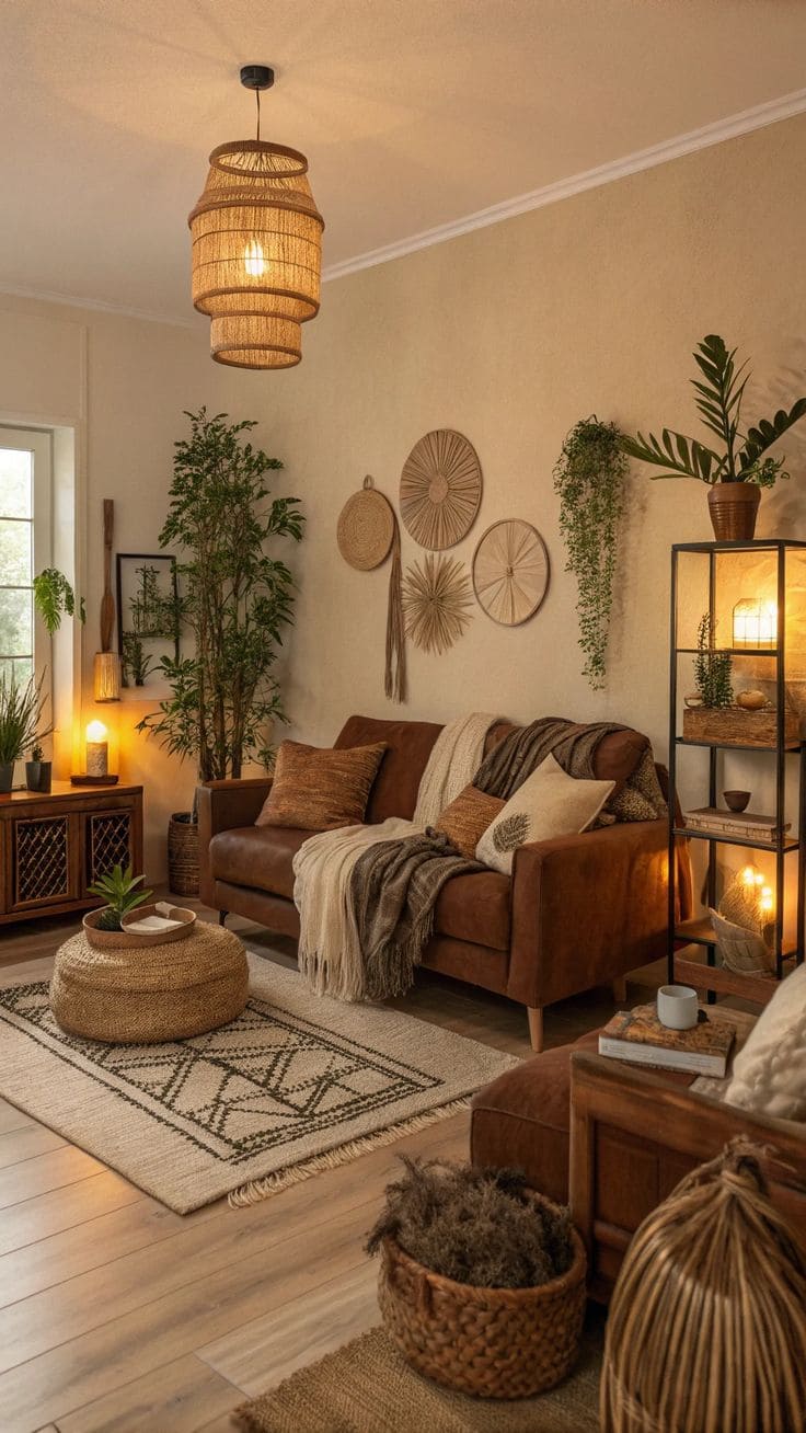 Serene and Welcoming Earthy Living Rooms
