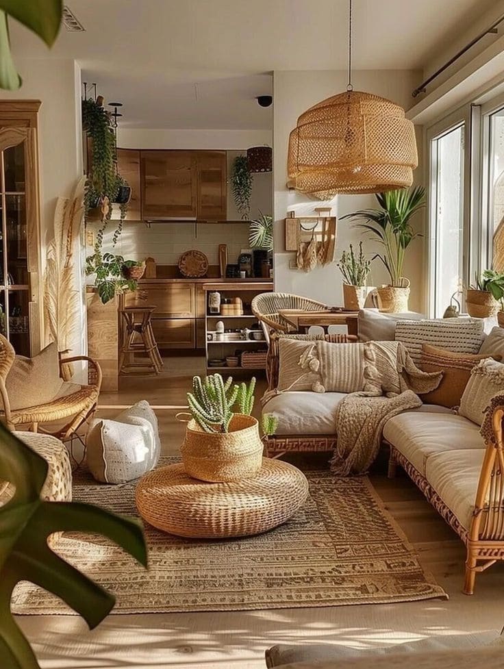 Cozy Bohemian Earthy Sanctuaries