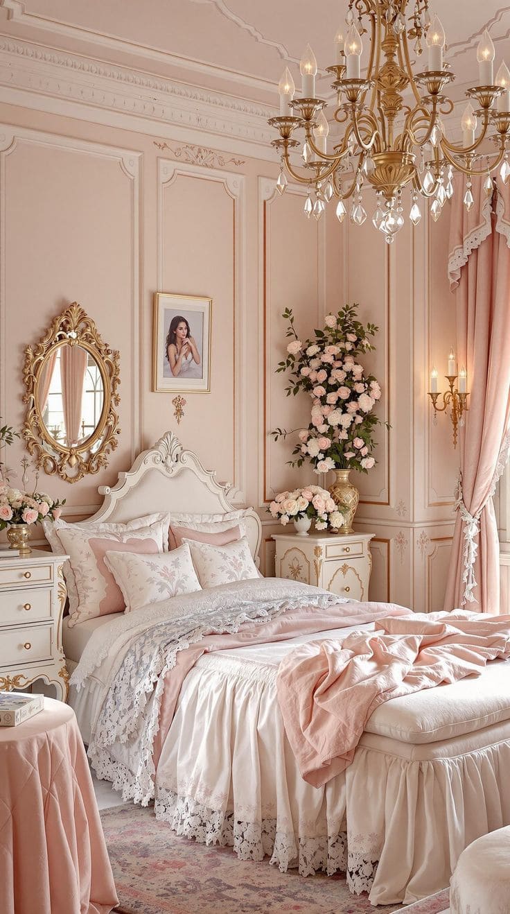 Classic Elegance in Romantic Bedroom Design