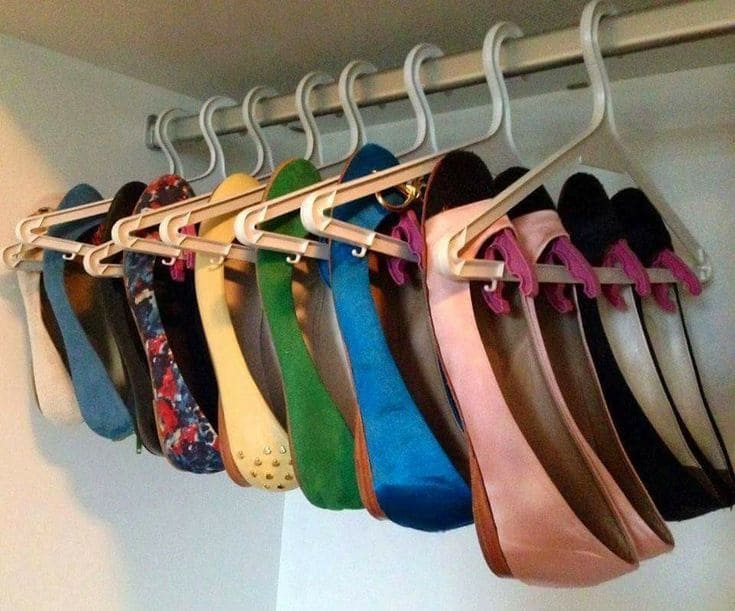 Hanging Closet Shoe Organizer
