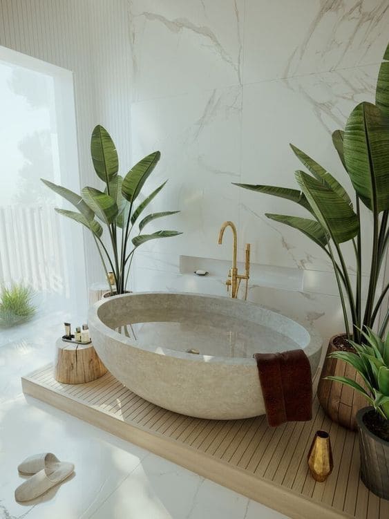 Modern Bathroom with Natural Luxury