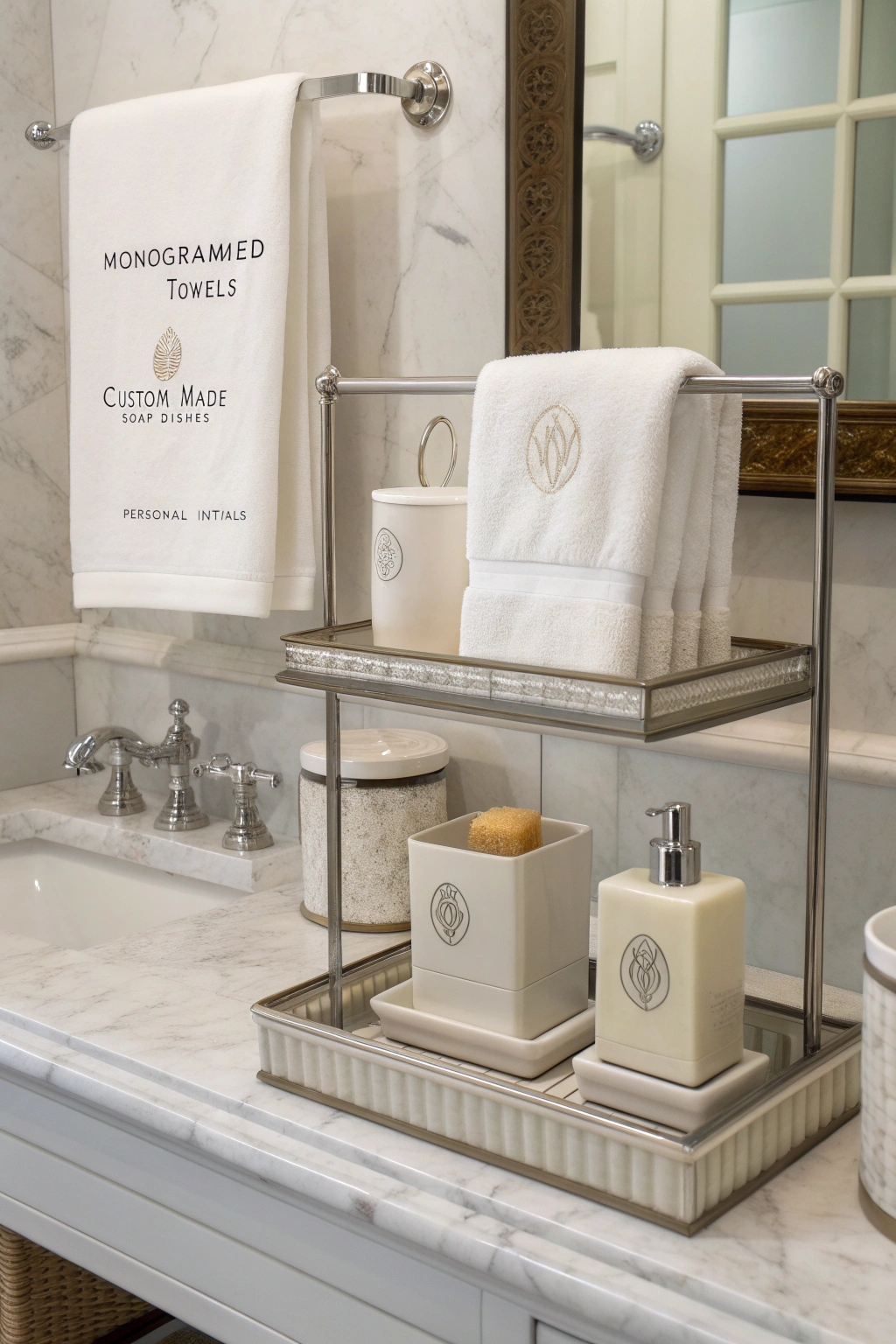 Personalized bathroom accessories