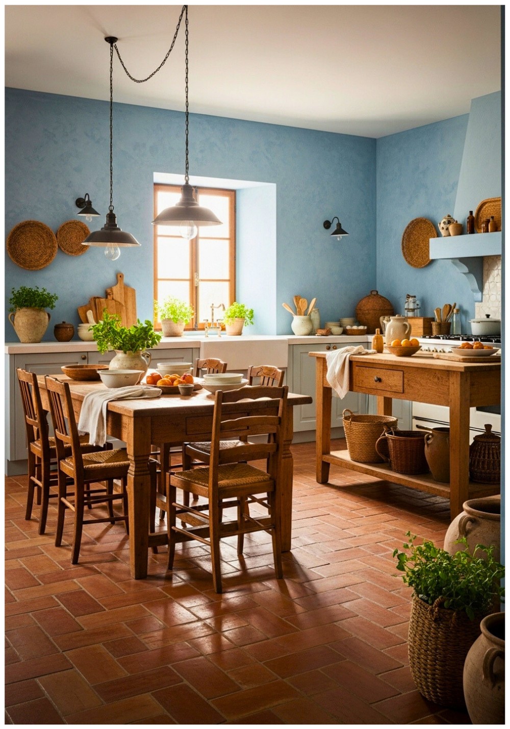 Mediterranean Textured Plaster Walls