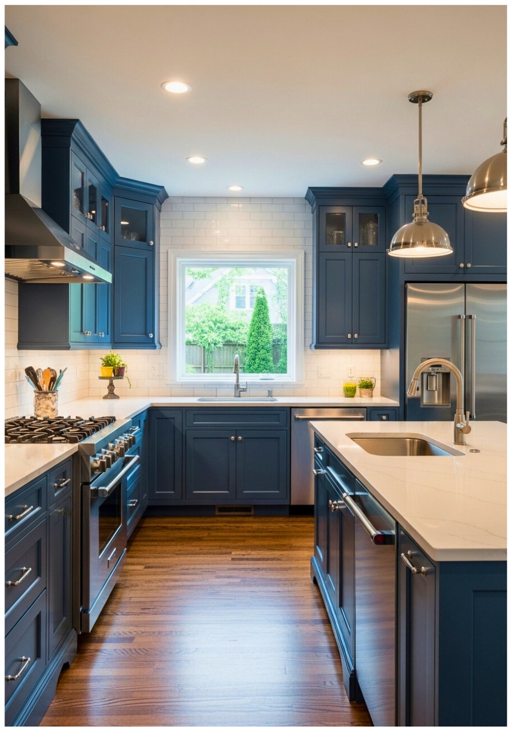 Transitional Style Cabinet Features