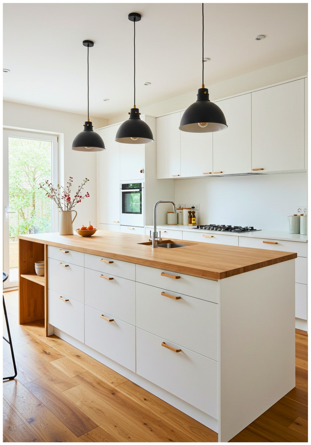 Contemporary White and Timber Kitchen