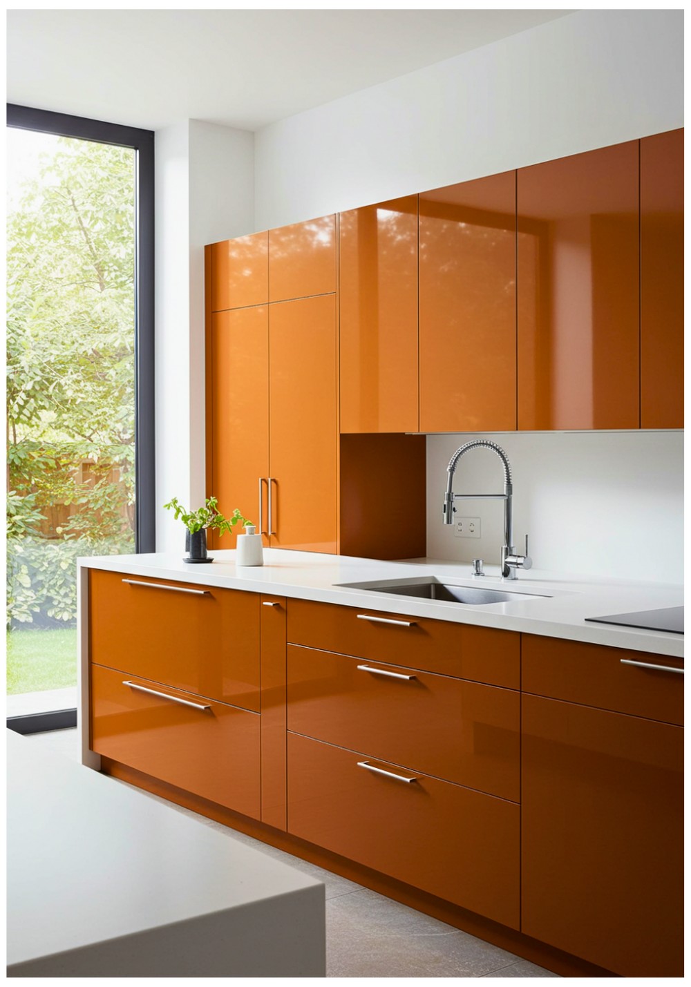 Modern Rust Kitchen