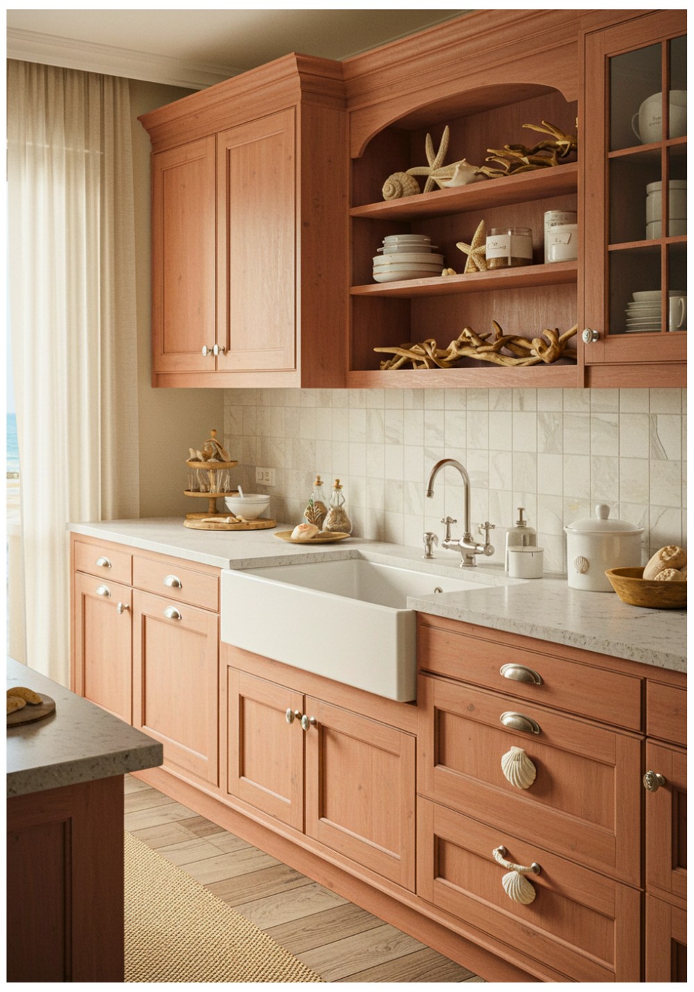 Coastal Rust Kitchen