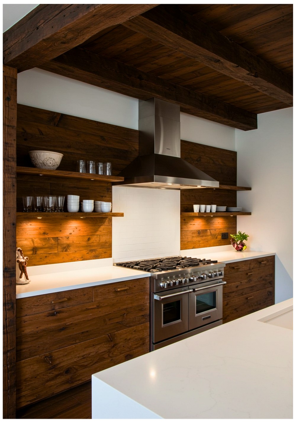 Reclaimed Materials Balance Sleek Surfaces