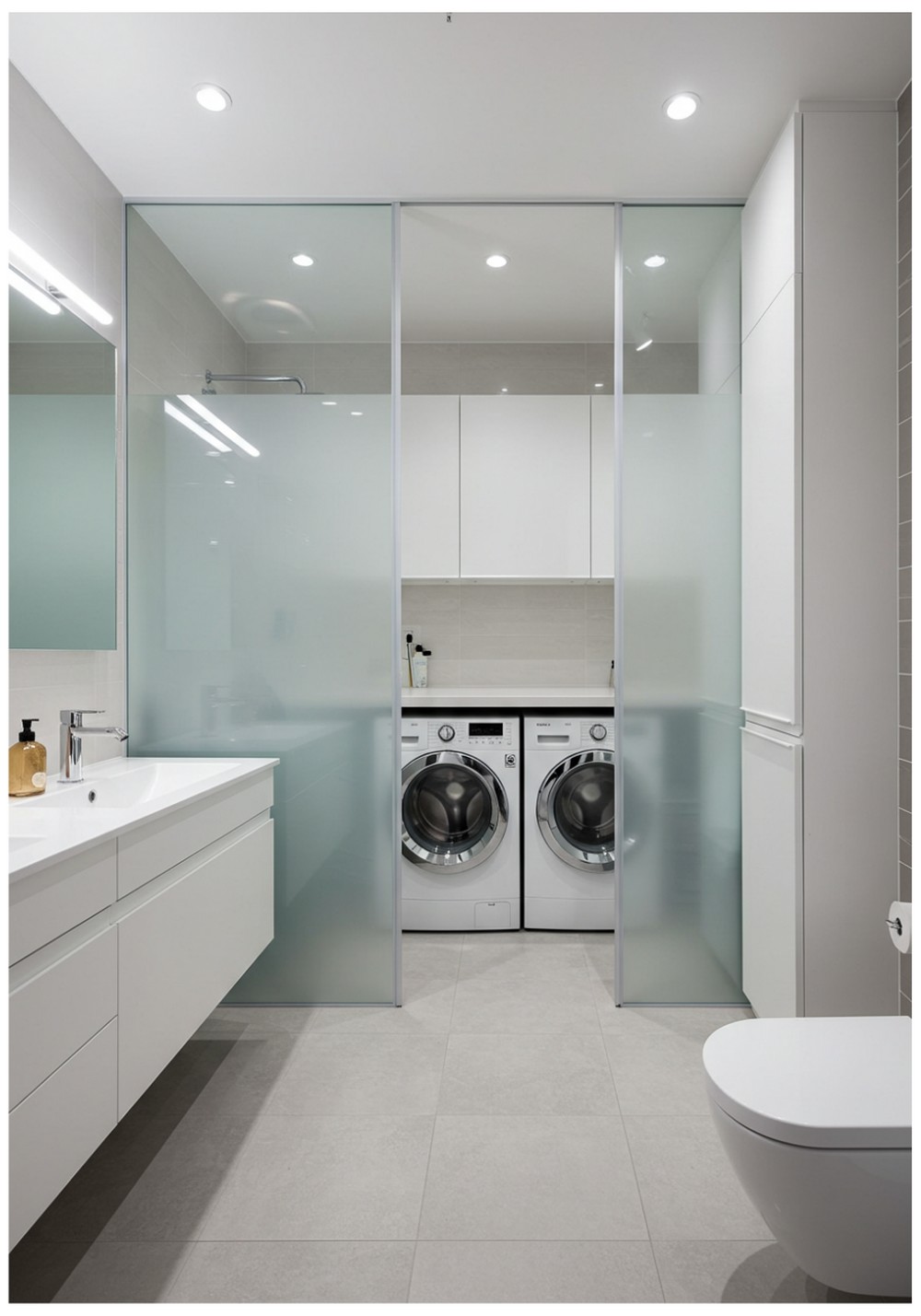 Glass Partition Space Division