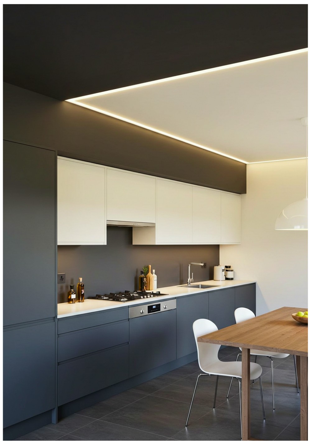 Two-Tone Color Block Design