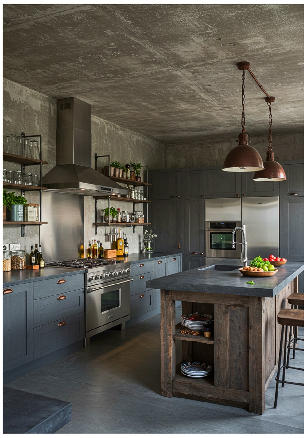 Concrete Look Textured Finish