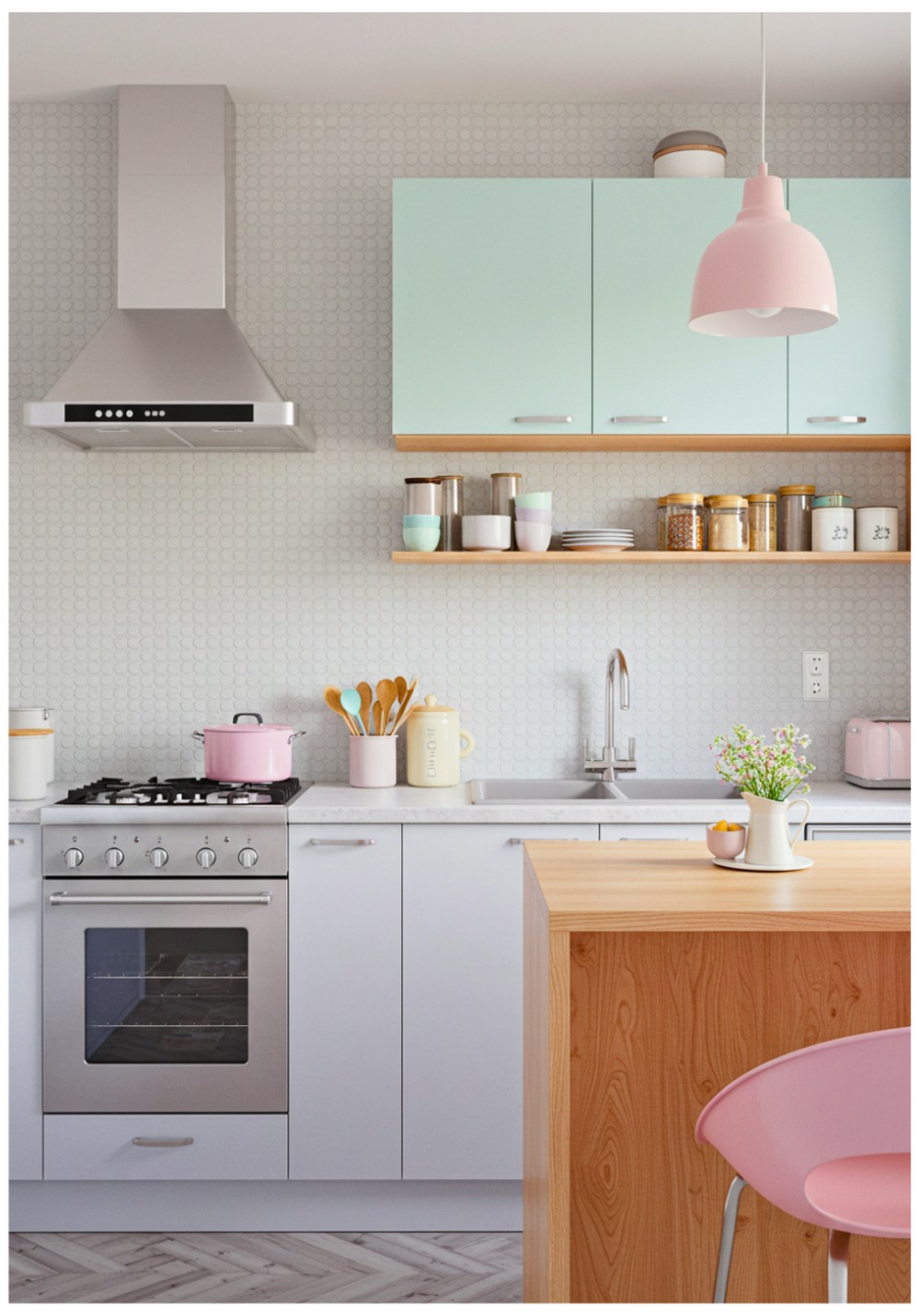 Penny Round Mosaic Tiles