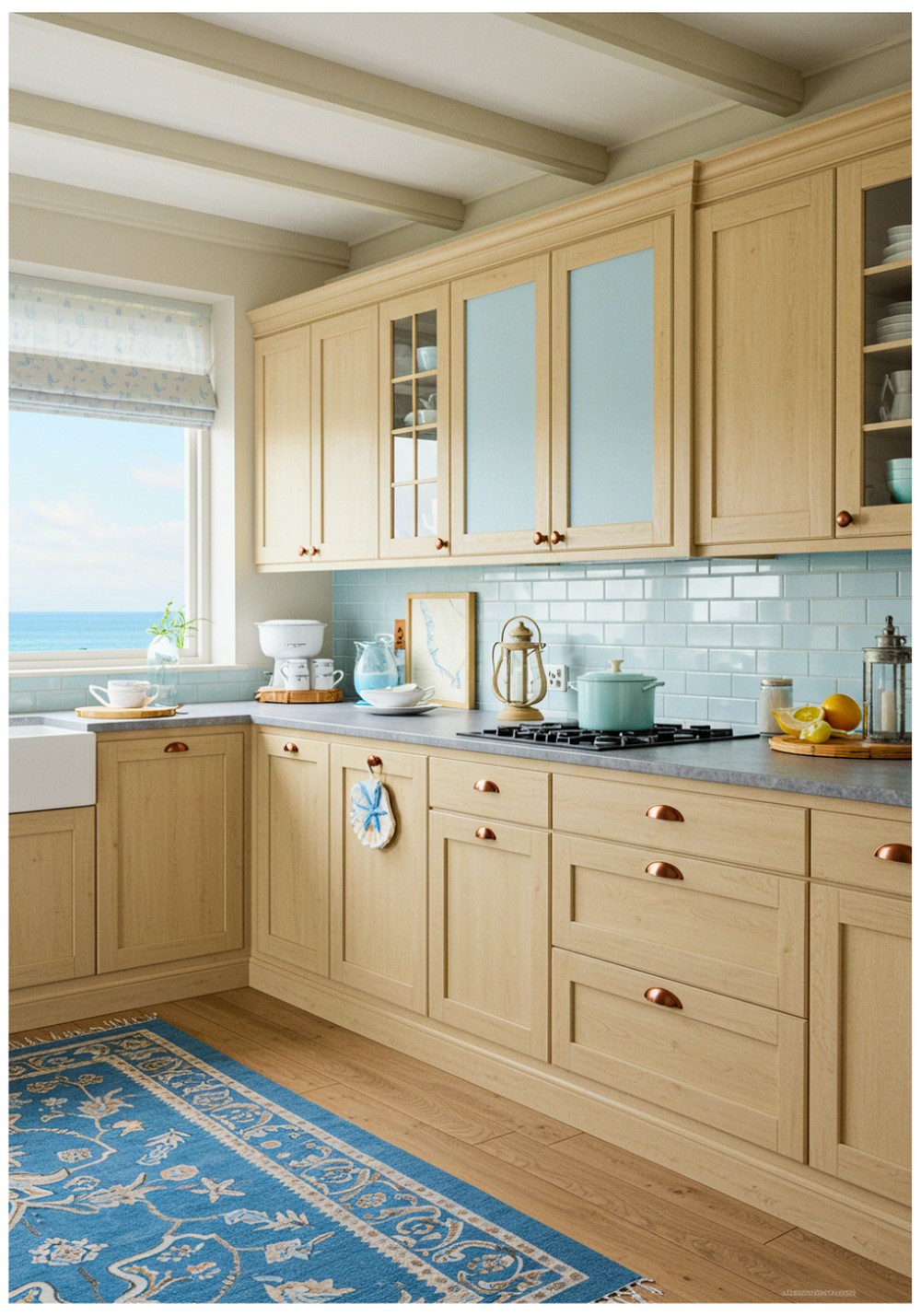 Coastal Sand Kitchen Cabinets