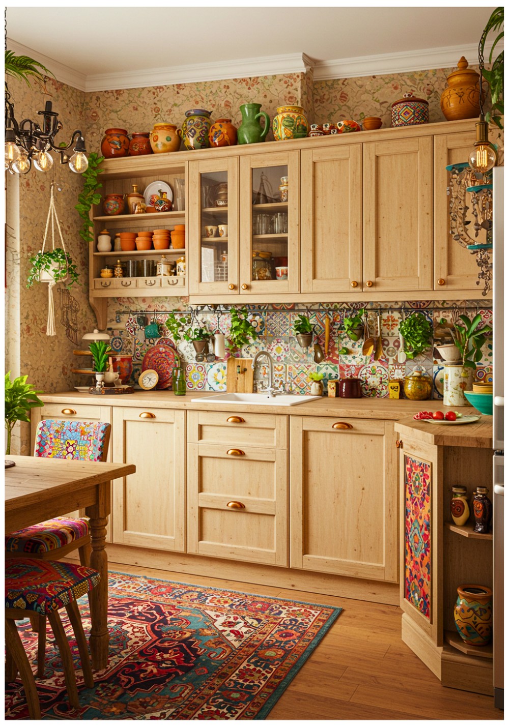 Bohemian Sand Kitchen Cabinets