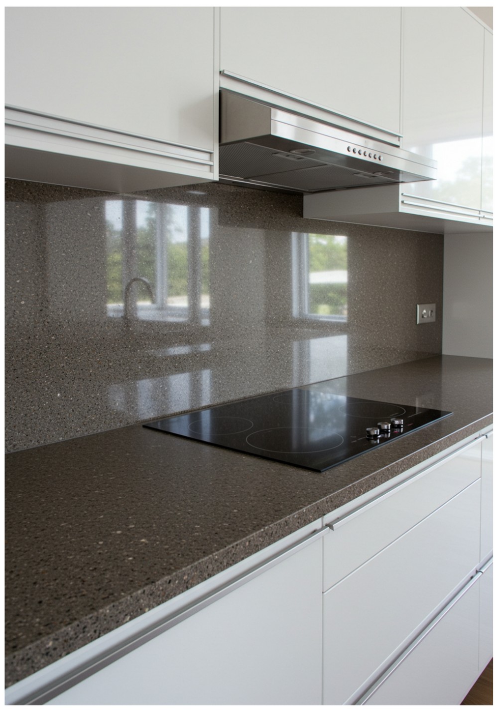 Modern Stone Backsplash Kitchen