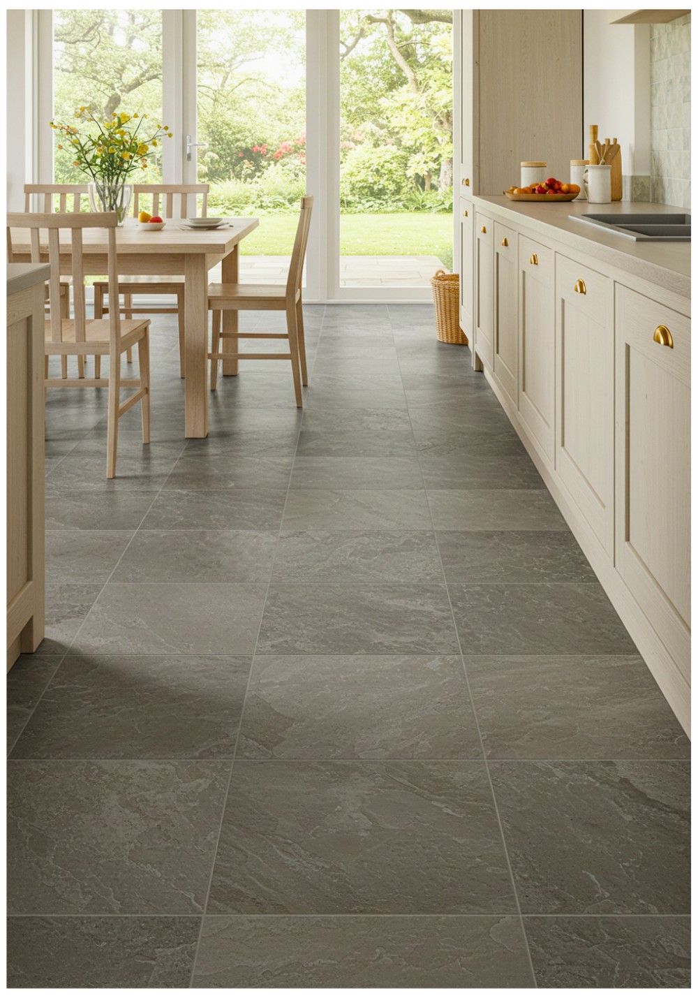Shaker Stone Kitchen Floor