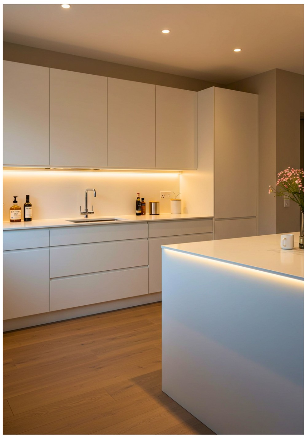 Integrated LED Under-Cabinet Lighting