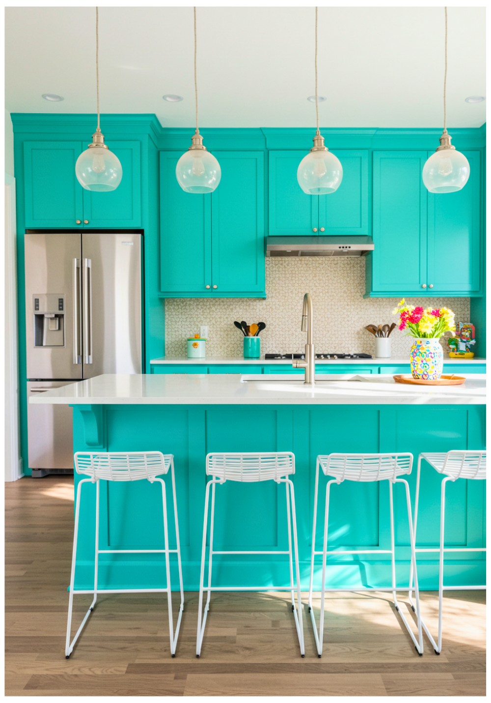 Turquoise Cabinet Paint Choices