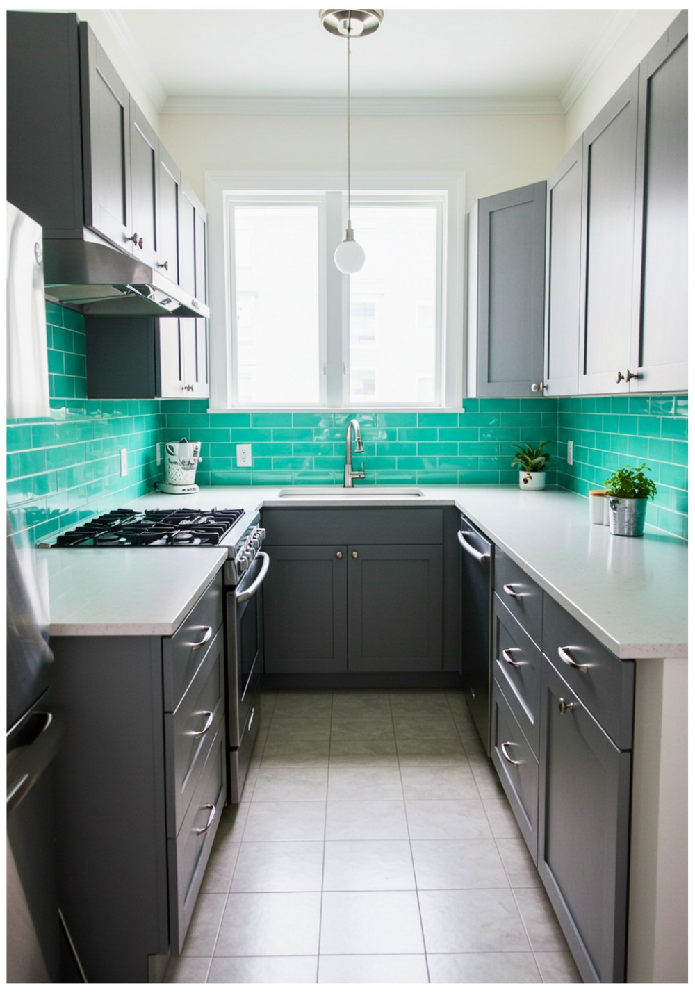 Subway Tiles in Turquoise
