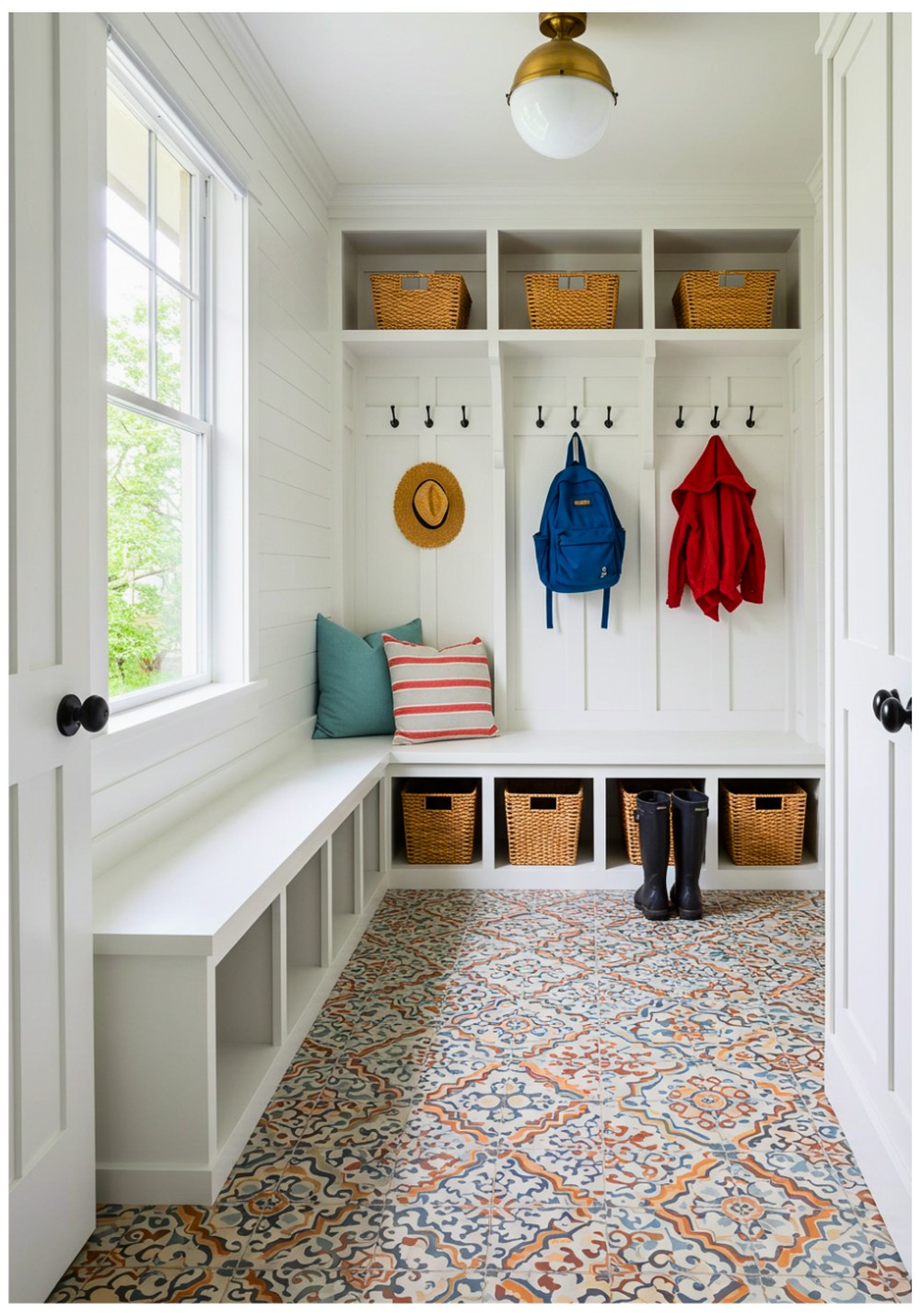 Funky Patterned Tile for a Playful Touch