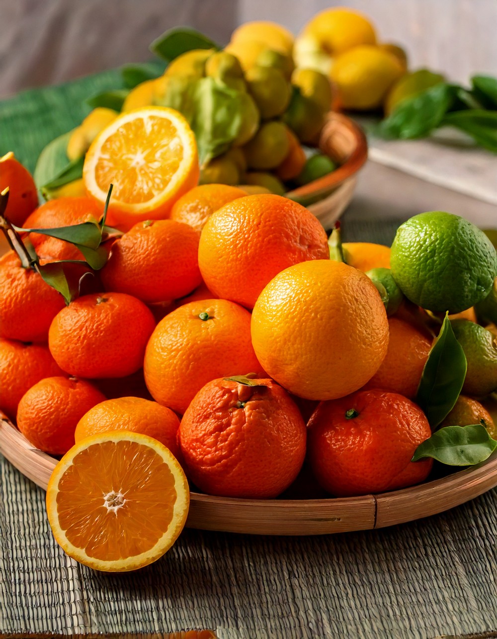 Burnt Orange and Olive Green Color Pops