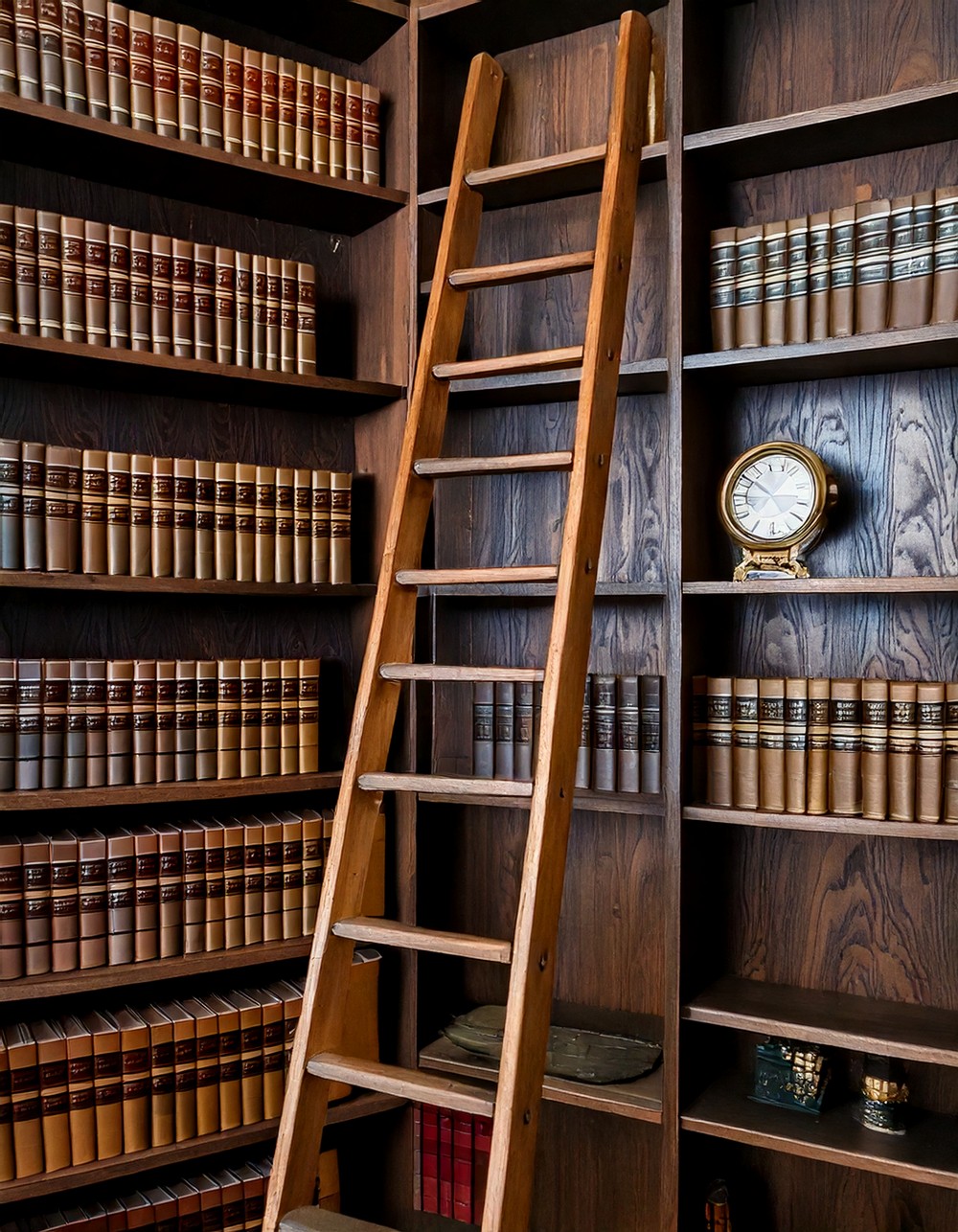 Vintage Library Ladder