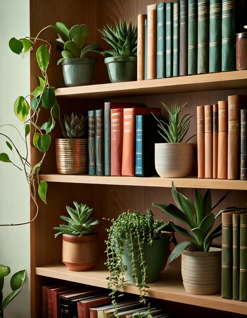 Books and Plants Combo