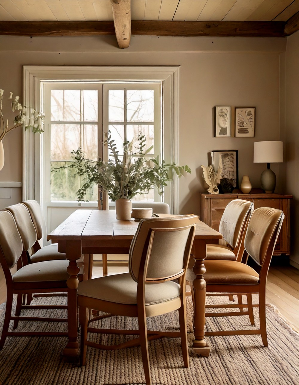 Neutral Color Palette with Earthy Accents