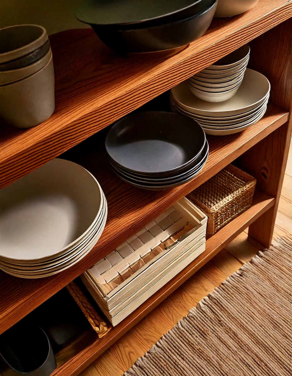 Sleek and Simple: The Power of Open Shelving