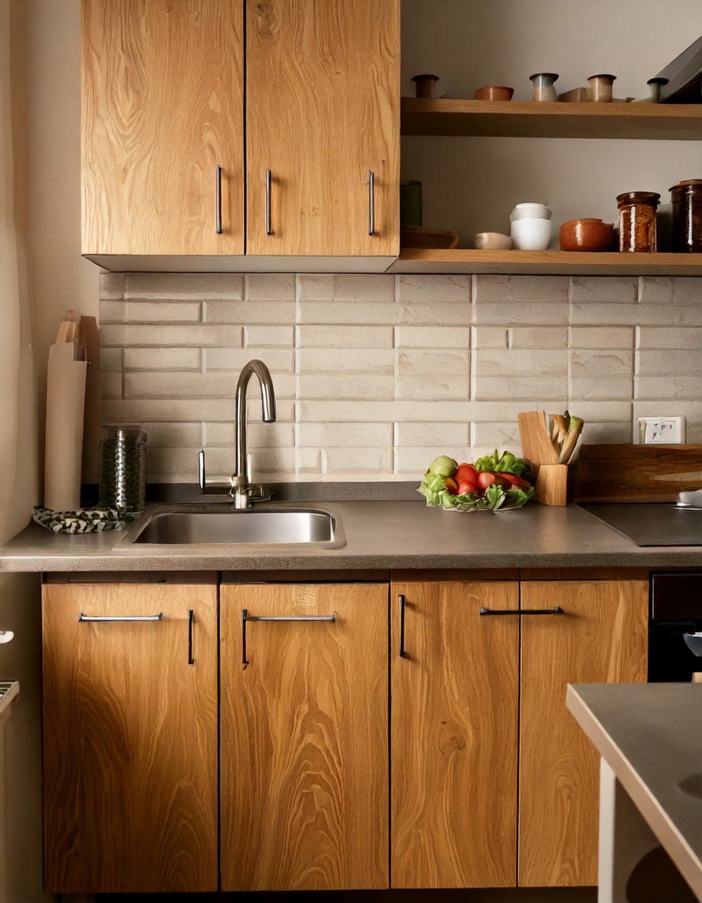 Skirted Cabinets: A Clever Cover-Up