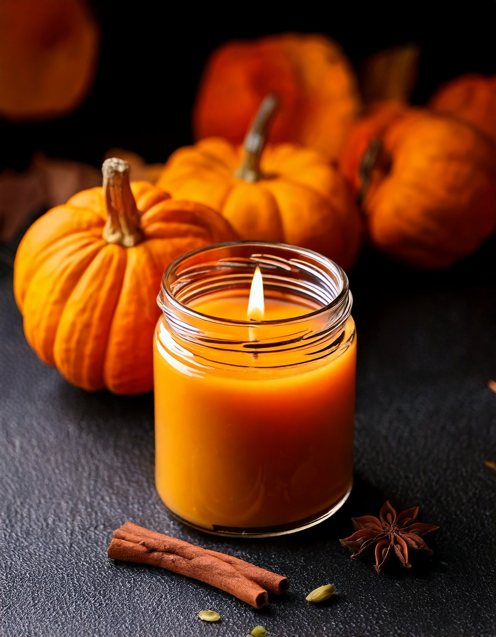 Pumpkin Spice Candle in a Small Jar