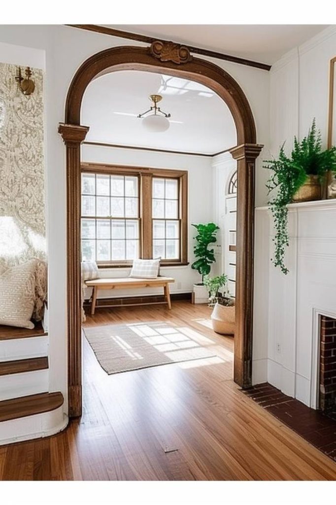Vintage Style with Wood Trim
