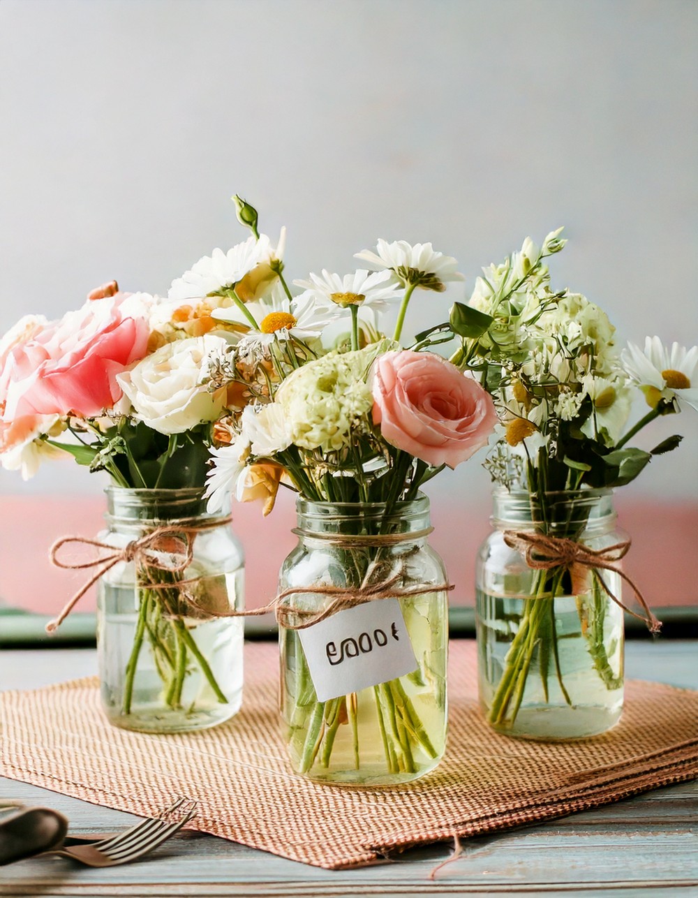 Mason Jar Baby Blooms