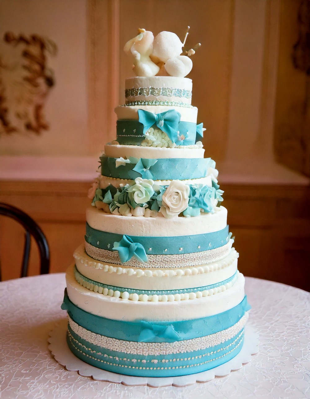 Diaper Cake Centerpieces