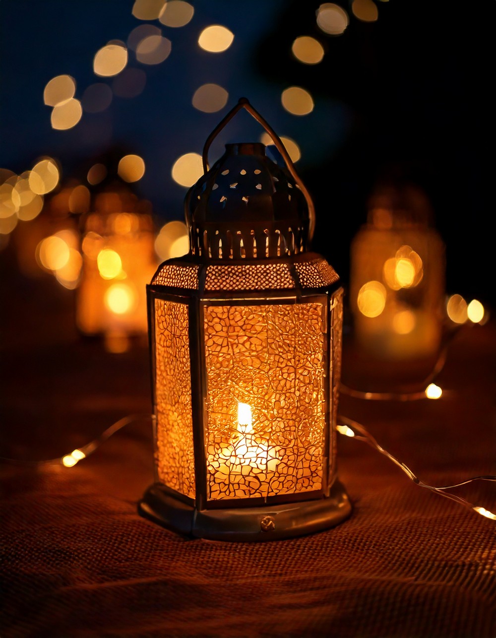 Use Small Lanterns or Fairy Lights