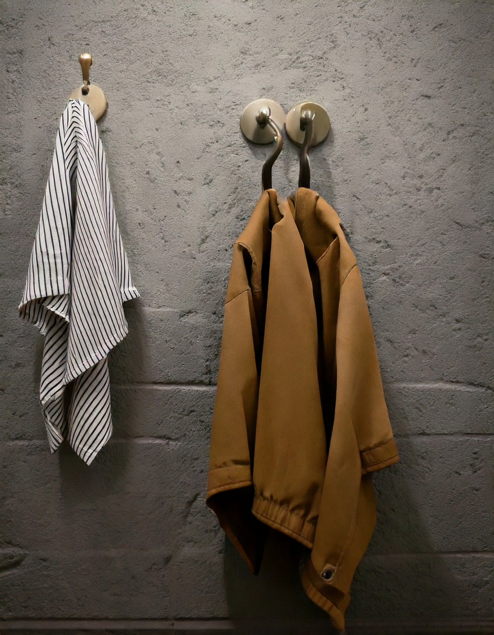 Use hooks for hanging items