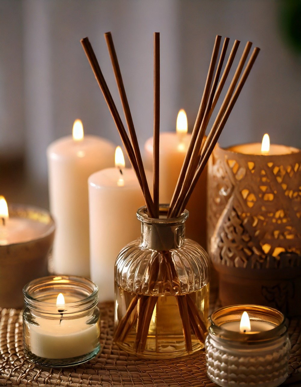 Use Scented Candles and Diffusers