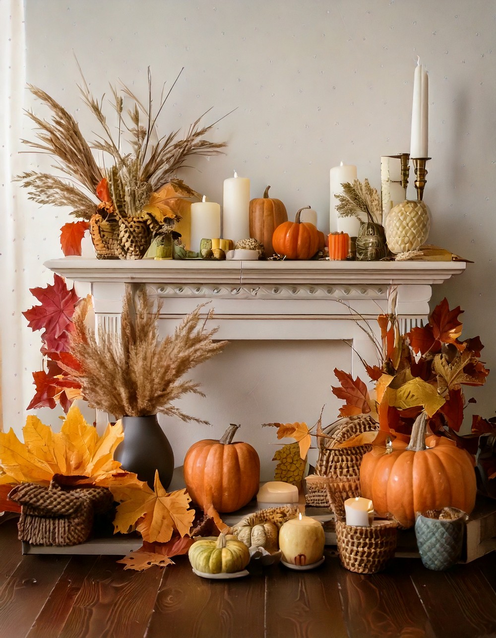 Style Your Mantel with Autumn Decor