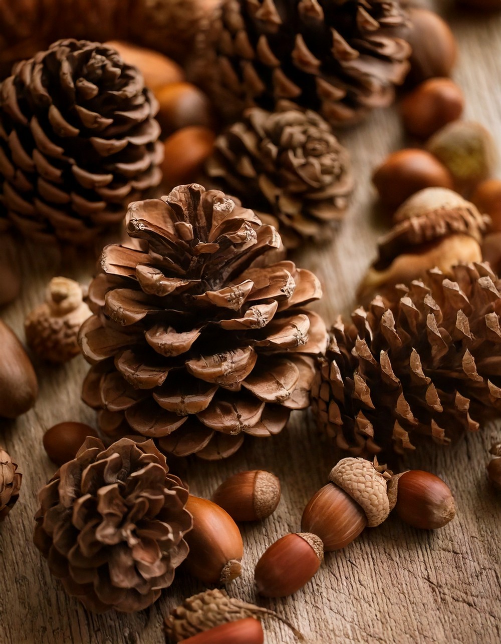 Add a Touch of Nature with Pinecones and Acorns