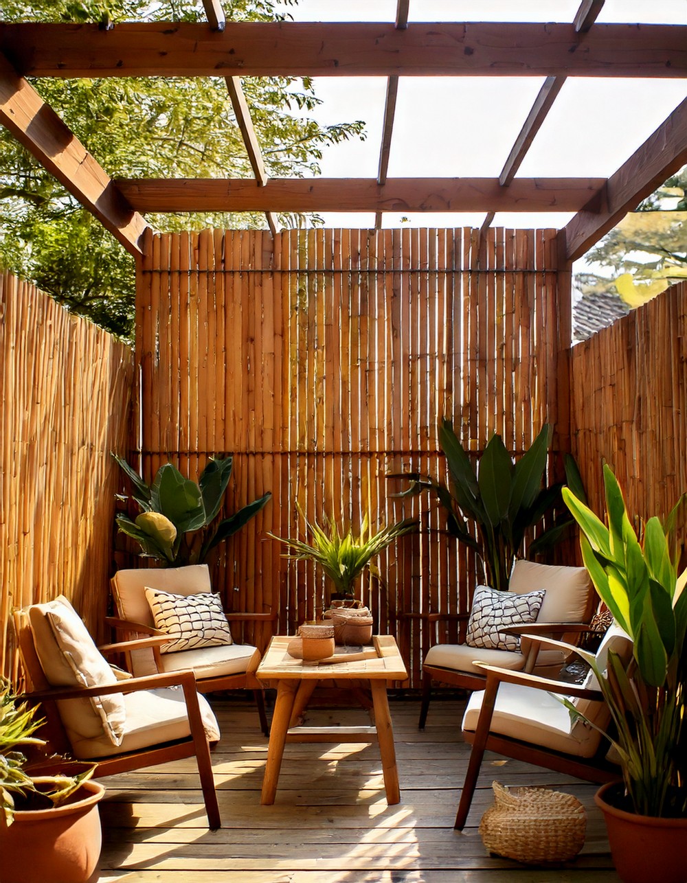 Use natural wood elements