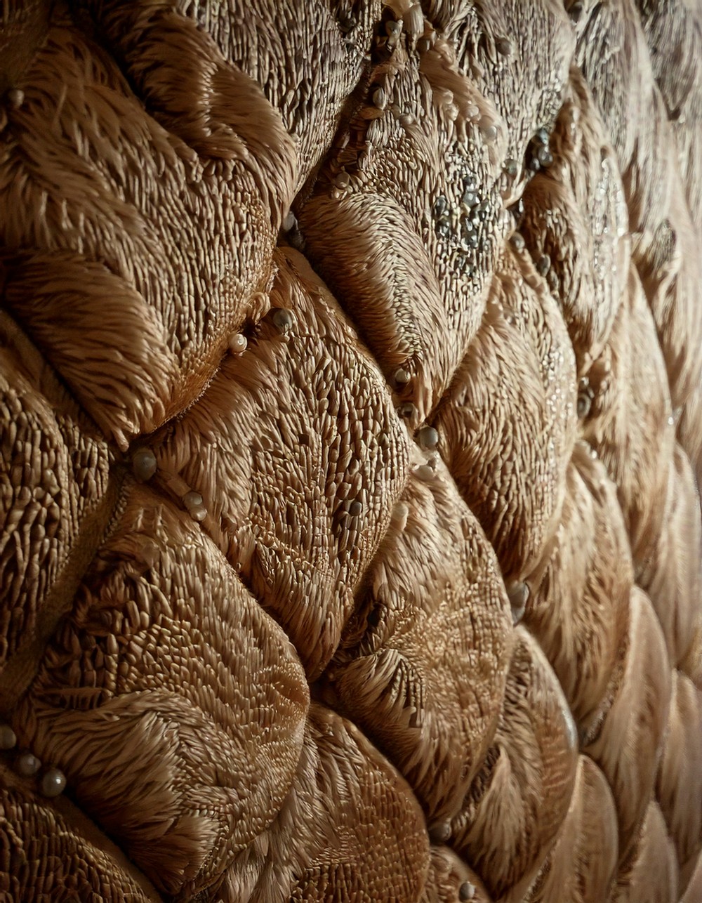 Flock and Glass Bead Textured Wallpapers