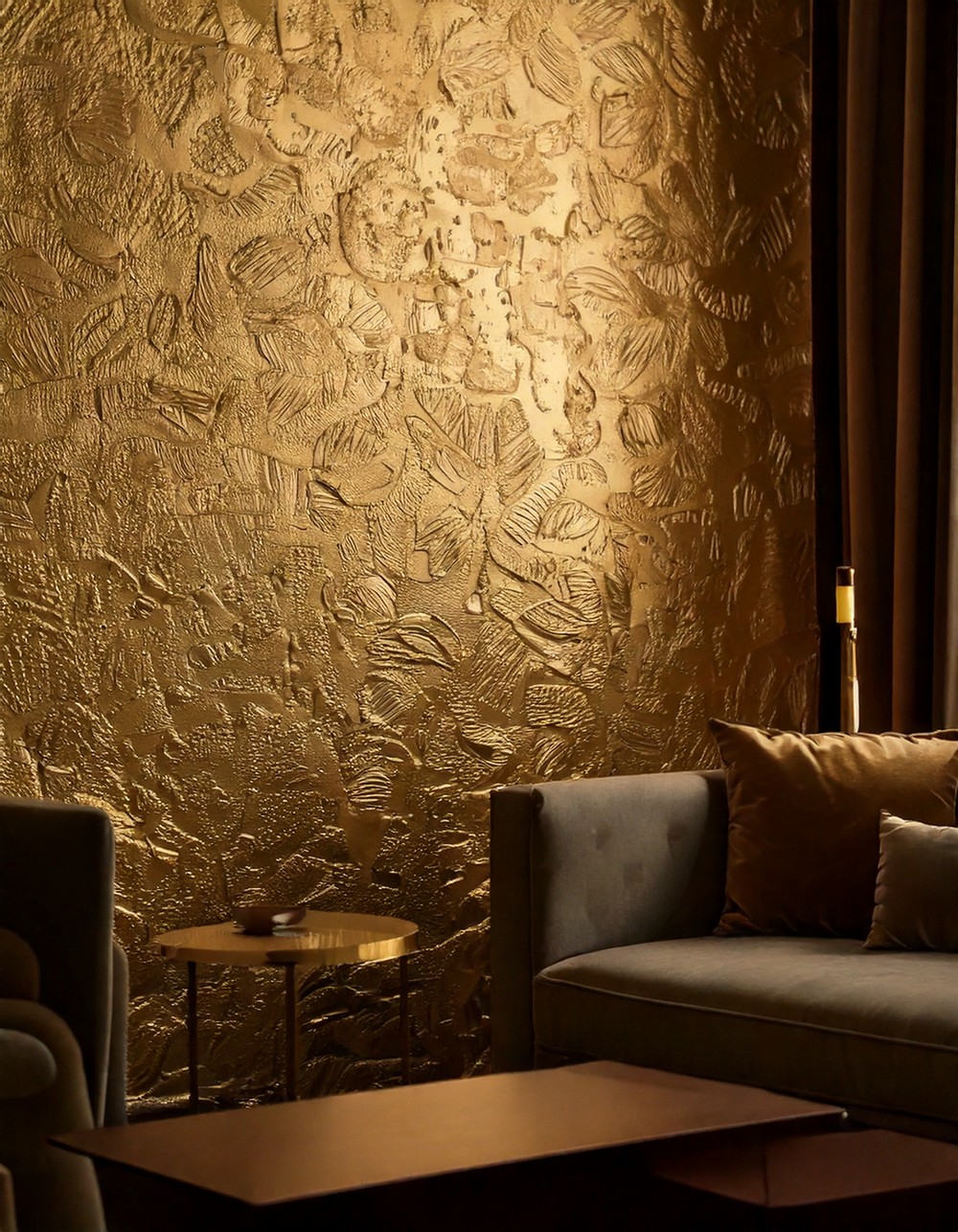 Metal Foil Glamour Wallpaper