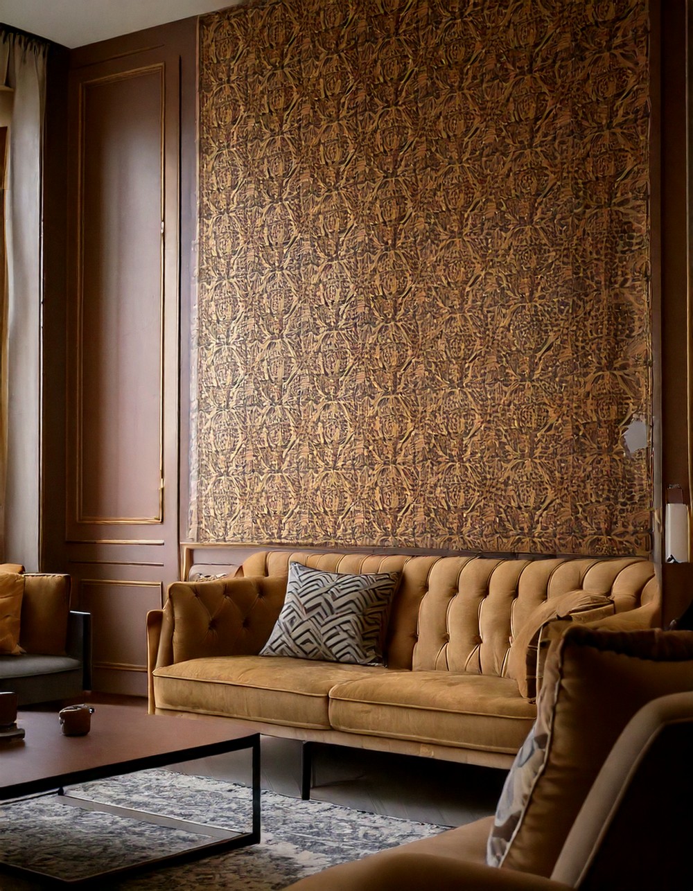 Large Pattern Statement Wallpaper